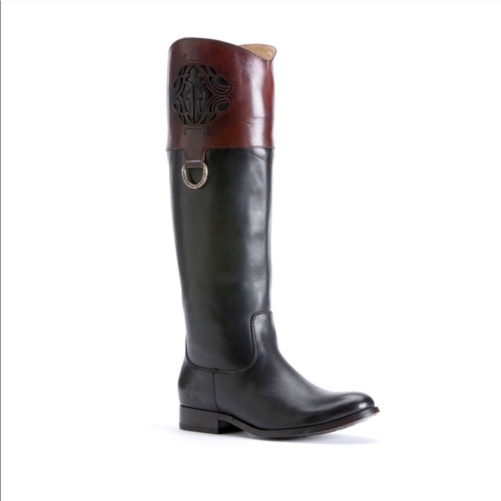 Frye Melissa logo boot size 8.5